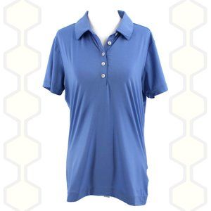 Nike Golf Shirt Dri-Fit Blue Golfing Sport M